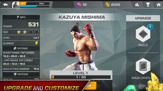 Screenshot for Tekken Mobile