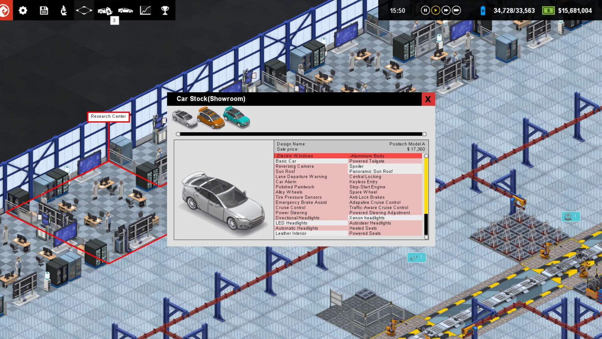 Screenshot for Production Line