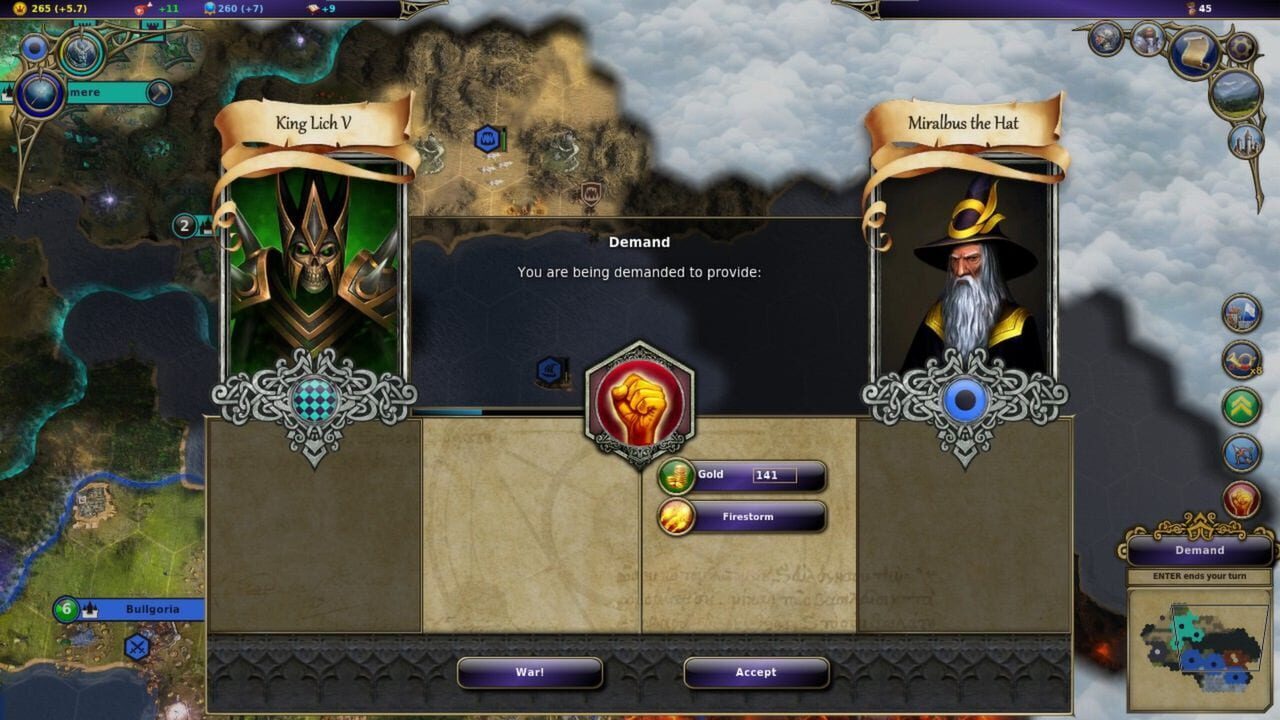 Screenshot for Warlock: Master of the Arcane