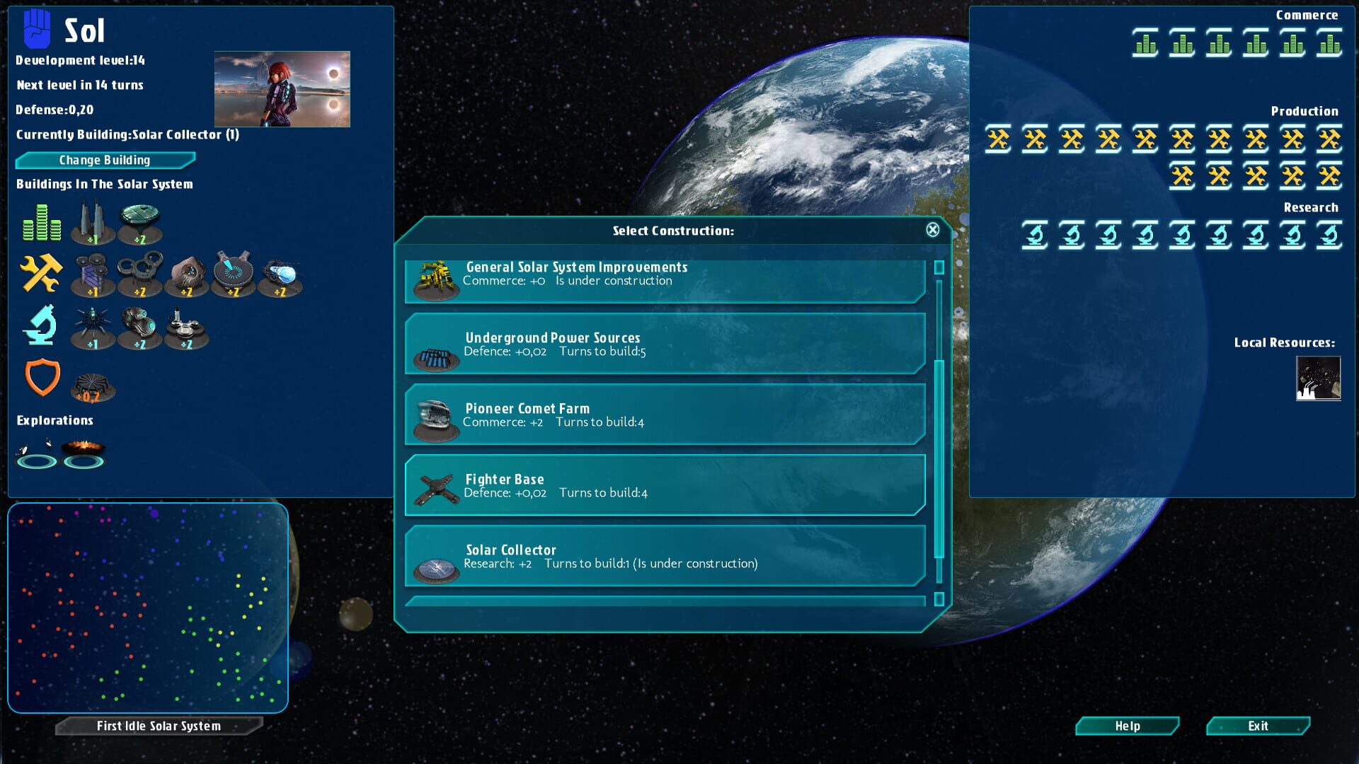 Screenshot for Galactic Inheritors