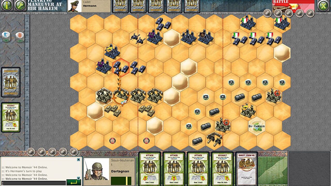 Screenshot for Memoir '44 Online