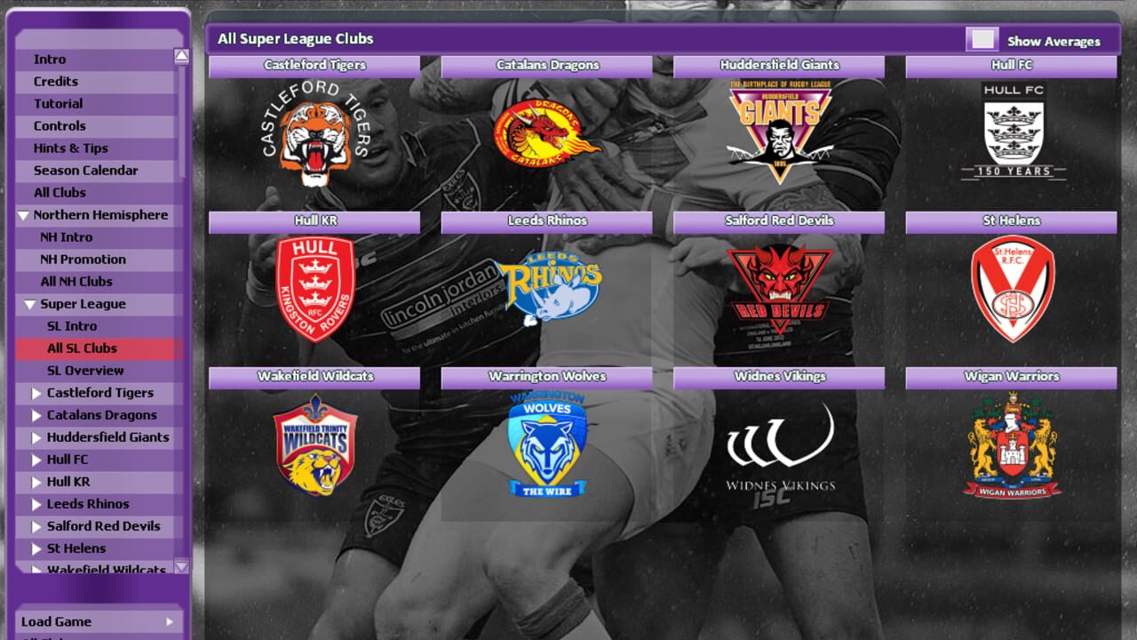 Screenshot for Rugby League Team Manager 2015