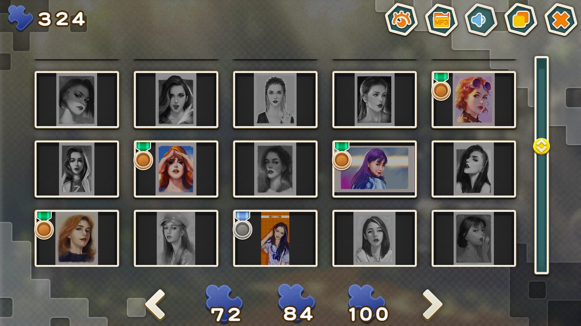 Screenshot for Pleasure Puzzle: Portrait