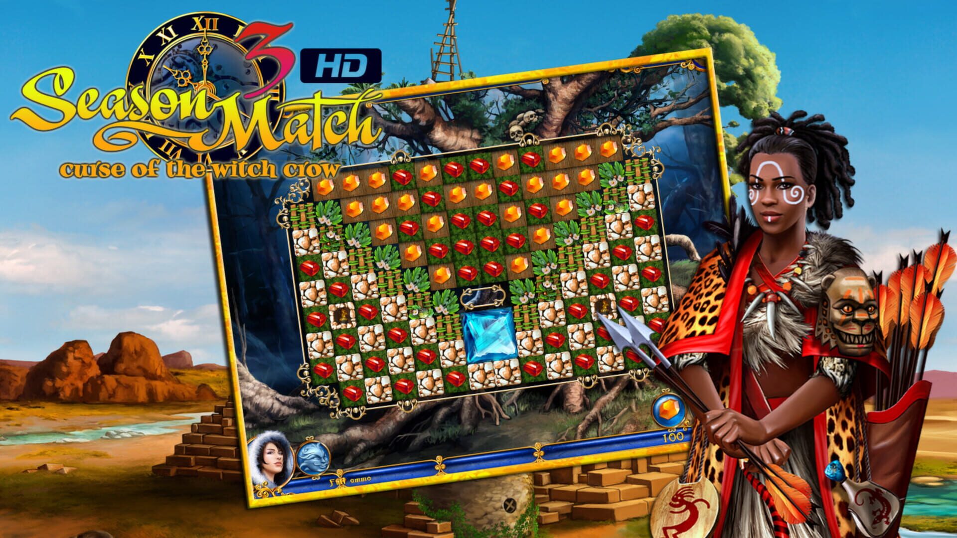 Screenshot for Season Match 3: Curse of the Witch Crow