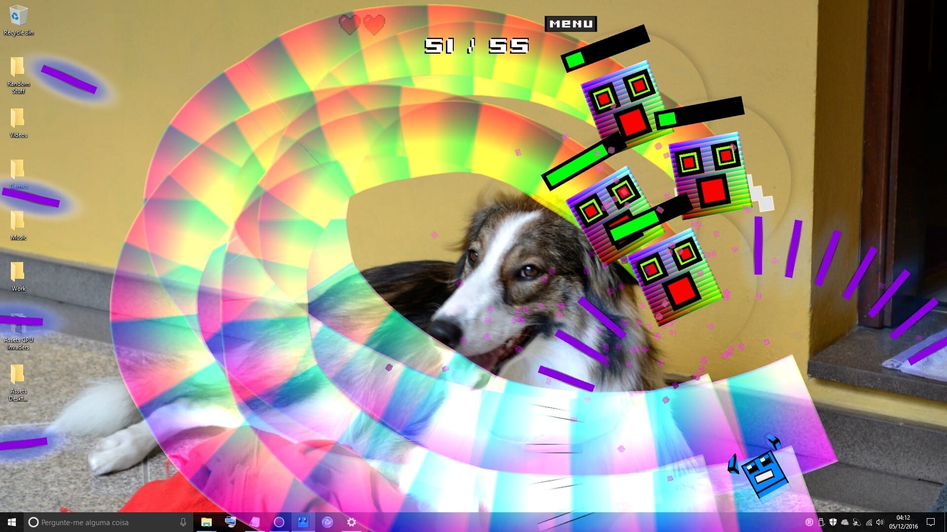 Screenshot for CPU Invaders