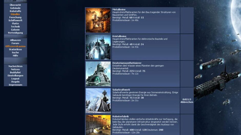 Screenshot for OGame