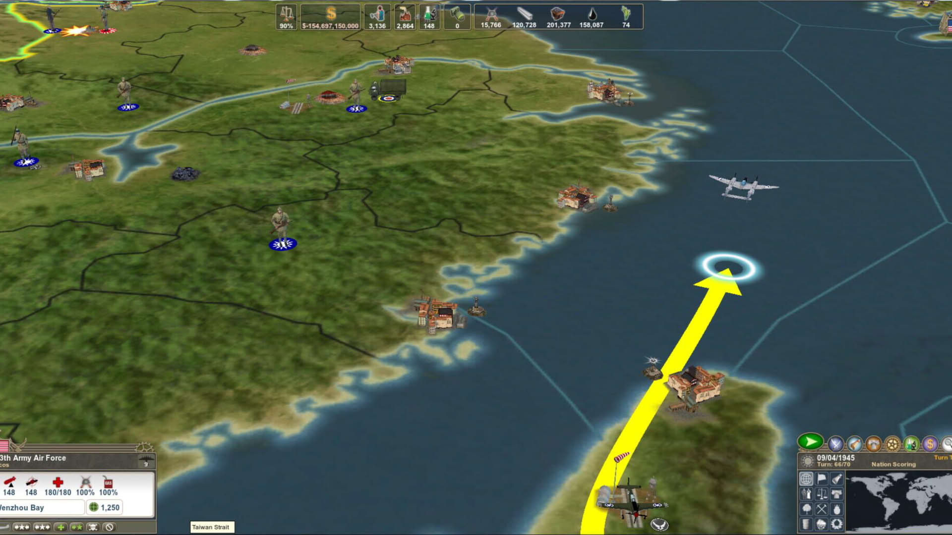 Screenshot for Making History II: The War of the World