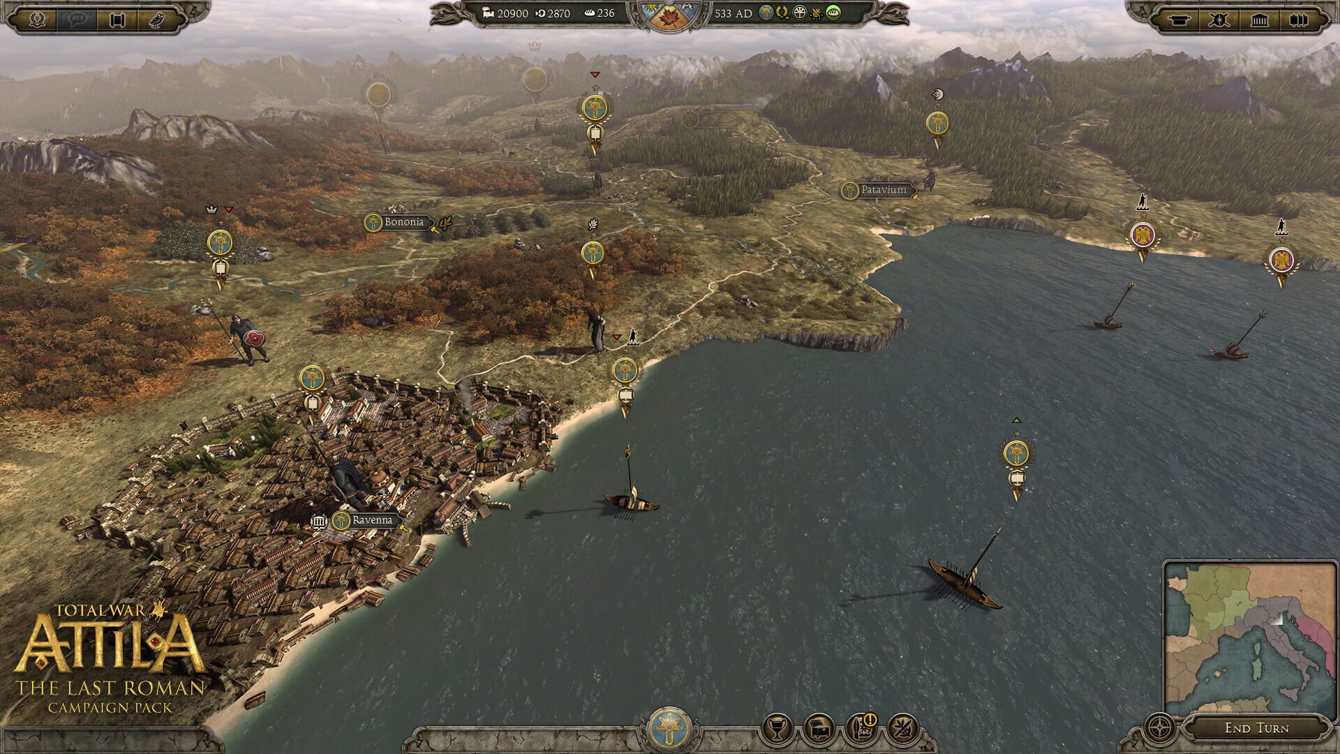 Screenshot for Total War: Attila - The Last Roman Campaign Pack