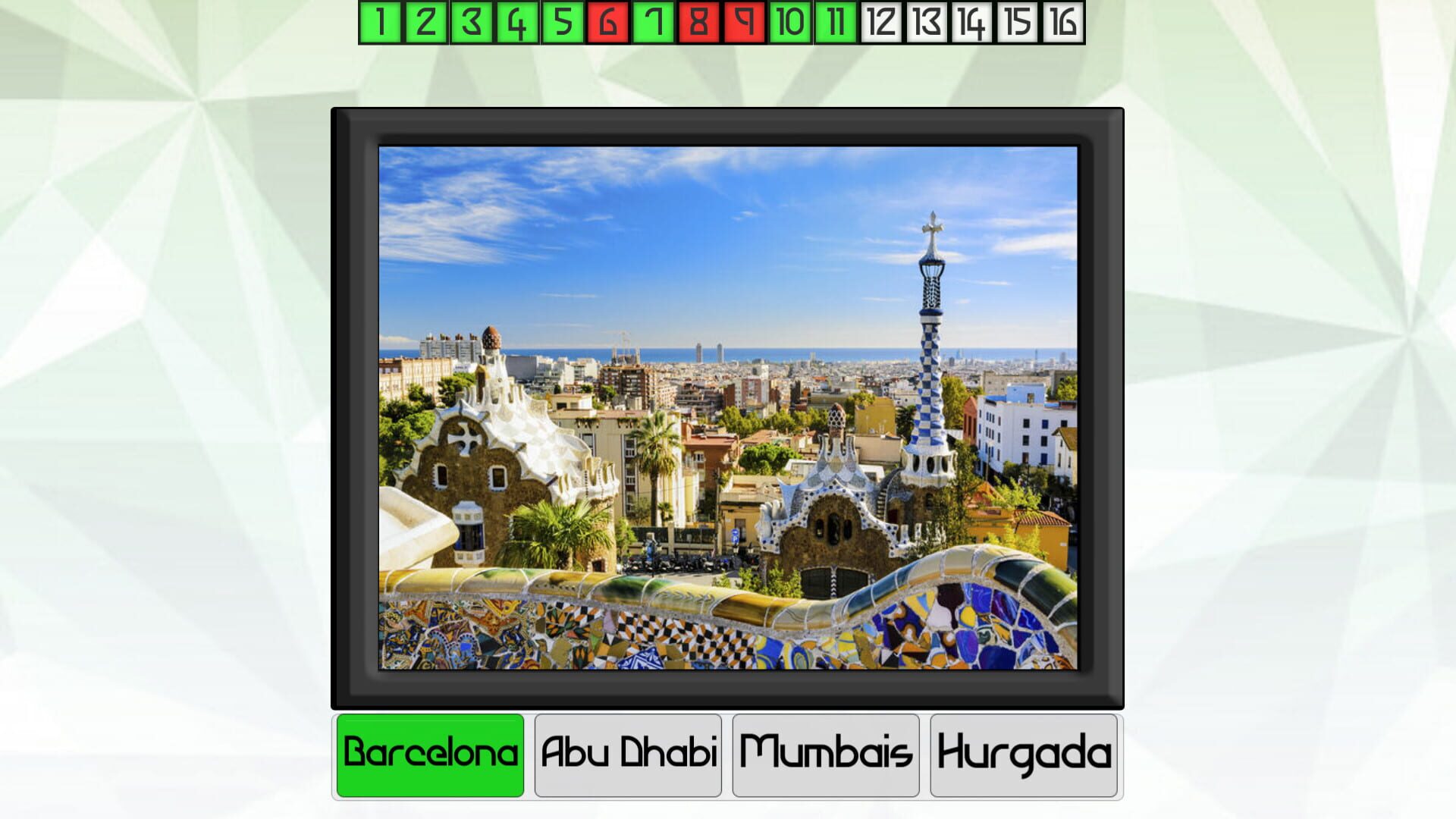 Screenshot for Test your knowledge: Cities