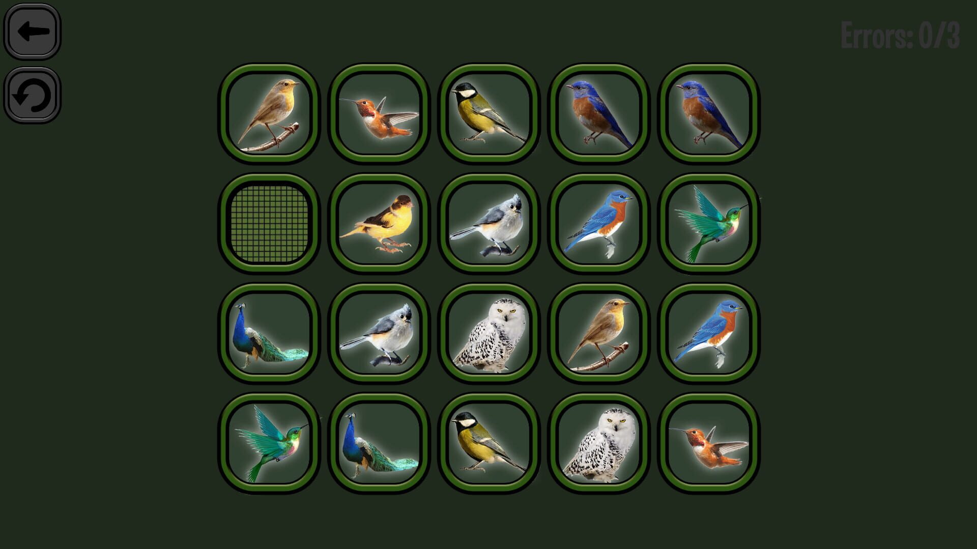 Screenshot for Animals Memory: Birds