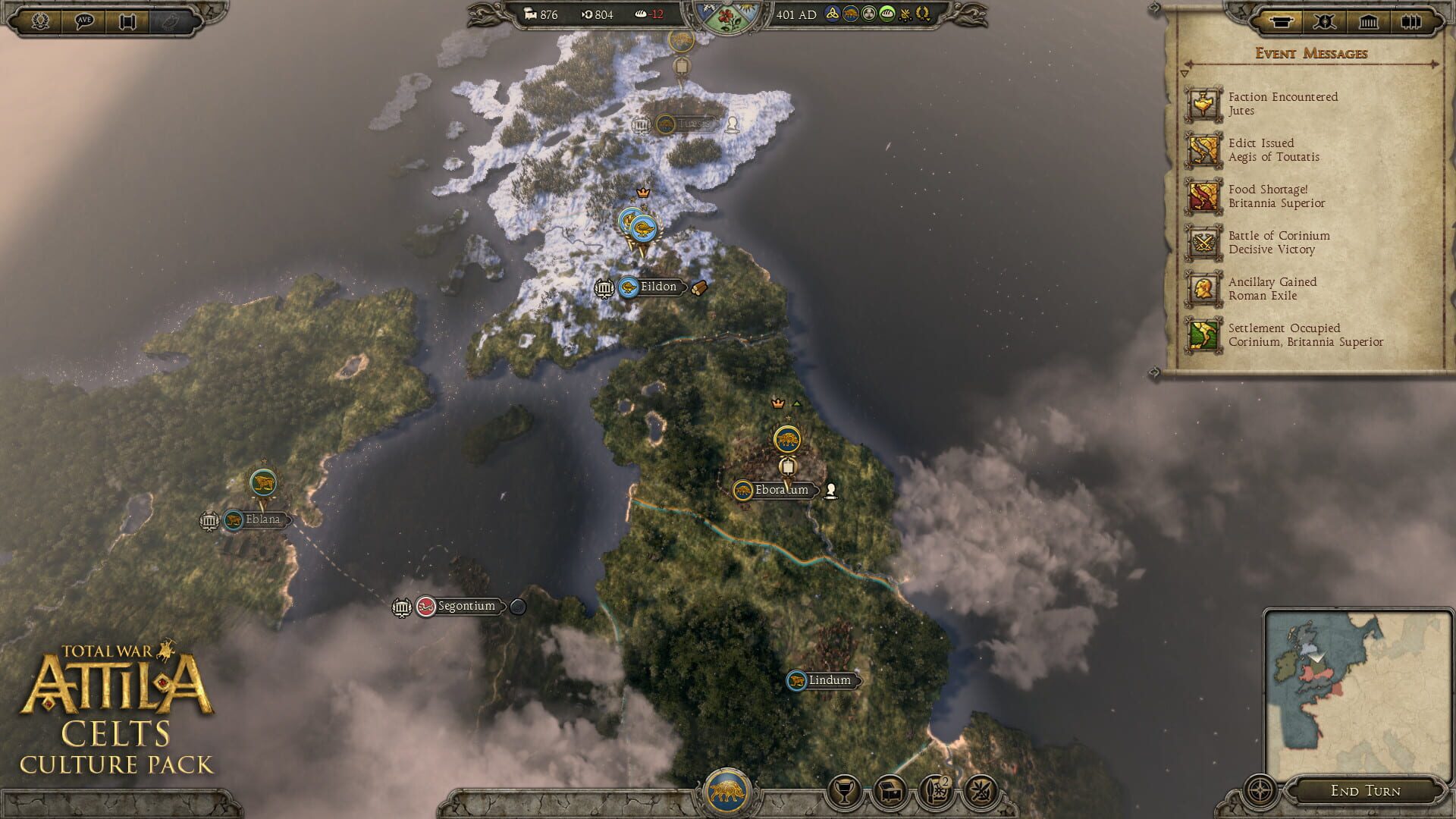 Screenshot for Total War: Attila - Celts Culture Pack