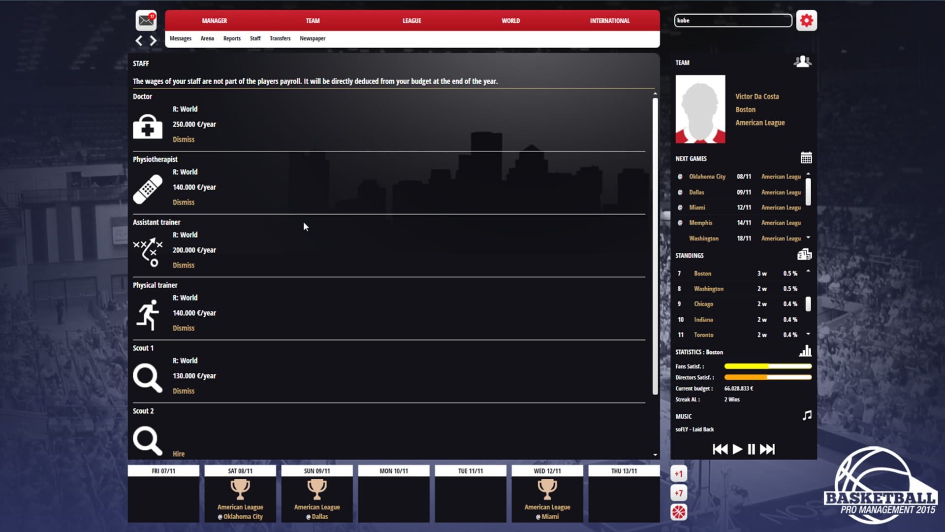 Screenshot for Basketball Pro Management 2015