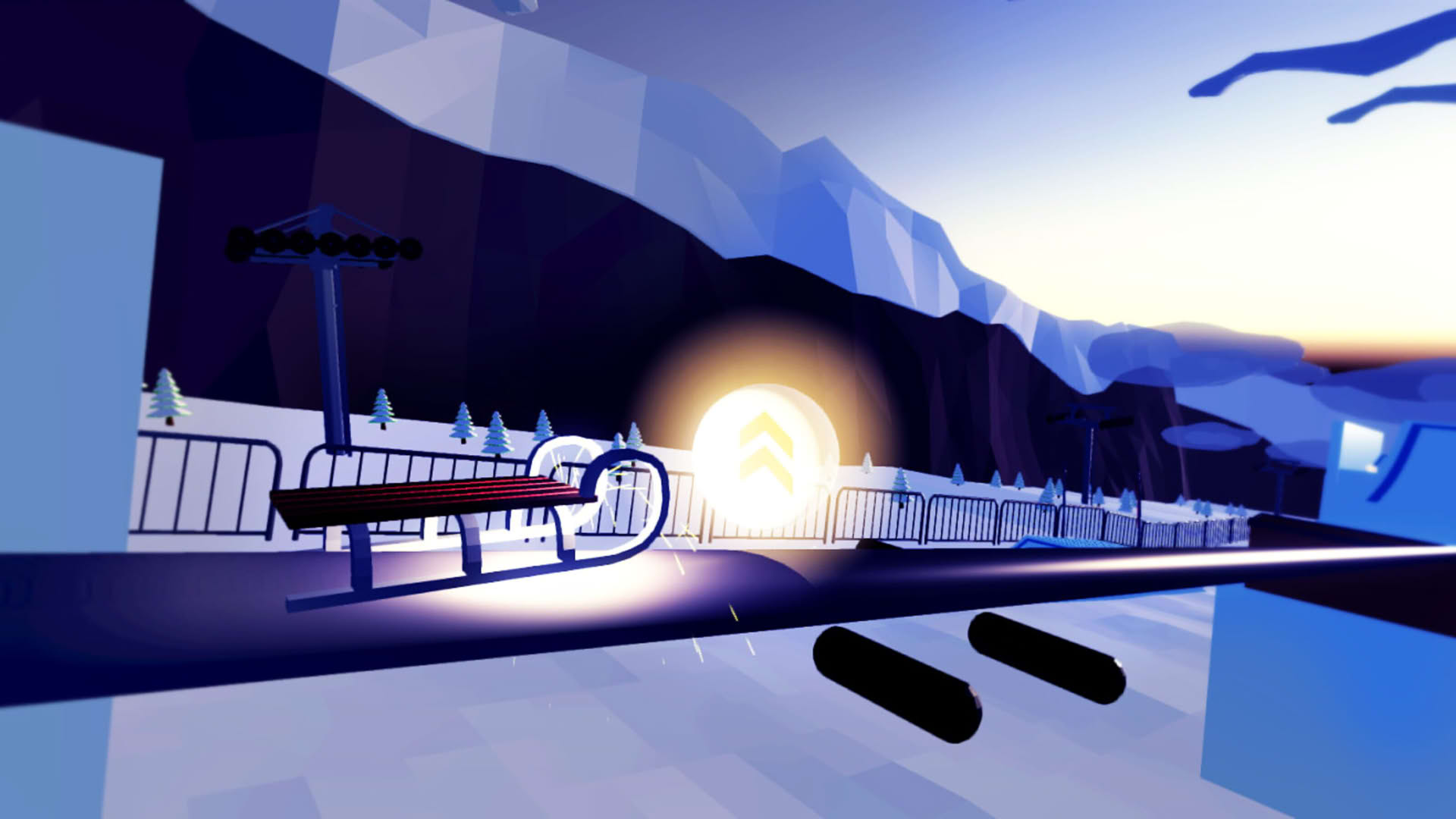 Screenshot for Totally Realistic Sledding VR