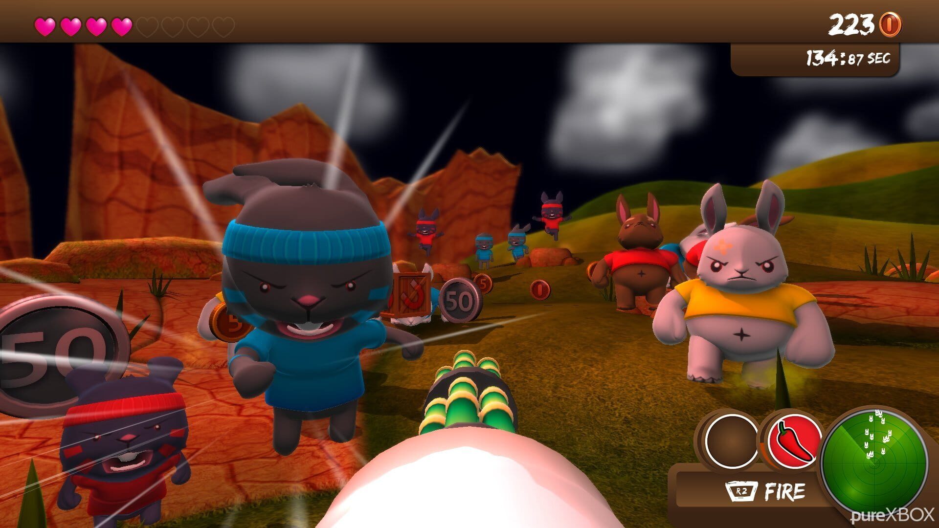 Screenshot for Blast 'Em Bunnies