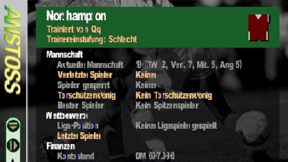 Screenshot for Anstoss Premier Manager