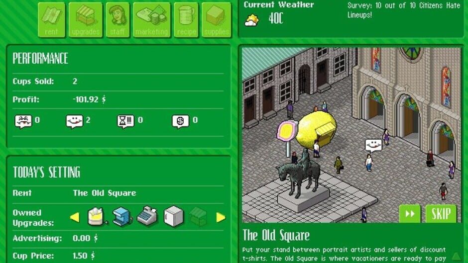 Screenshot for Lemonade Tycoon