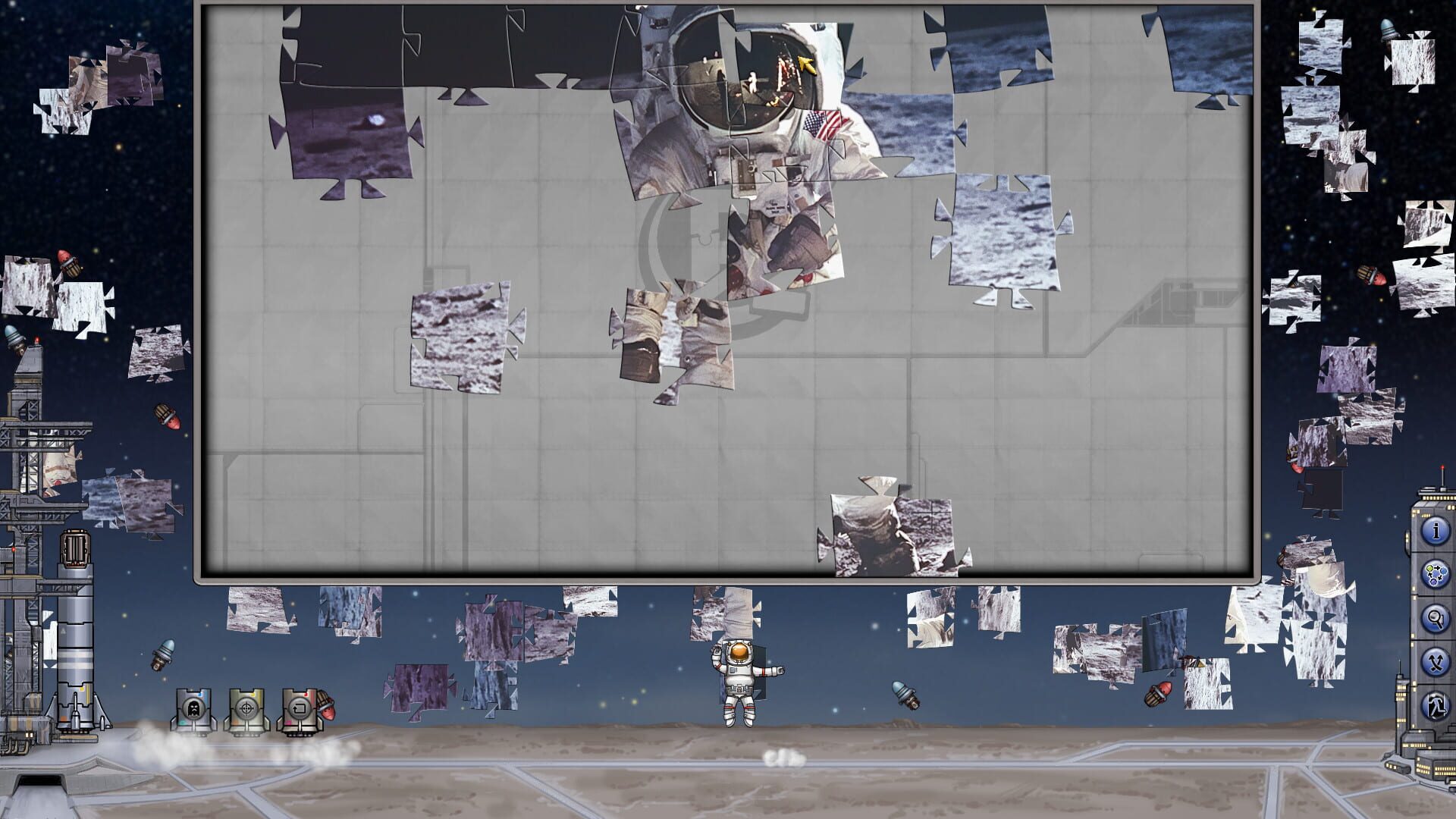 Screenshot for Pixel Puzzles 2: Space