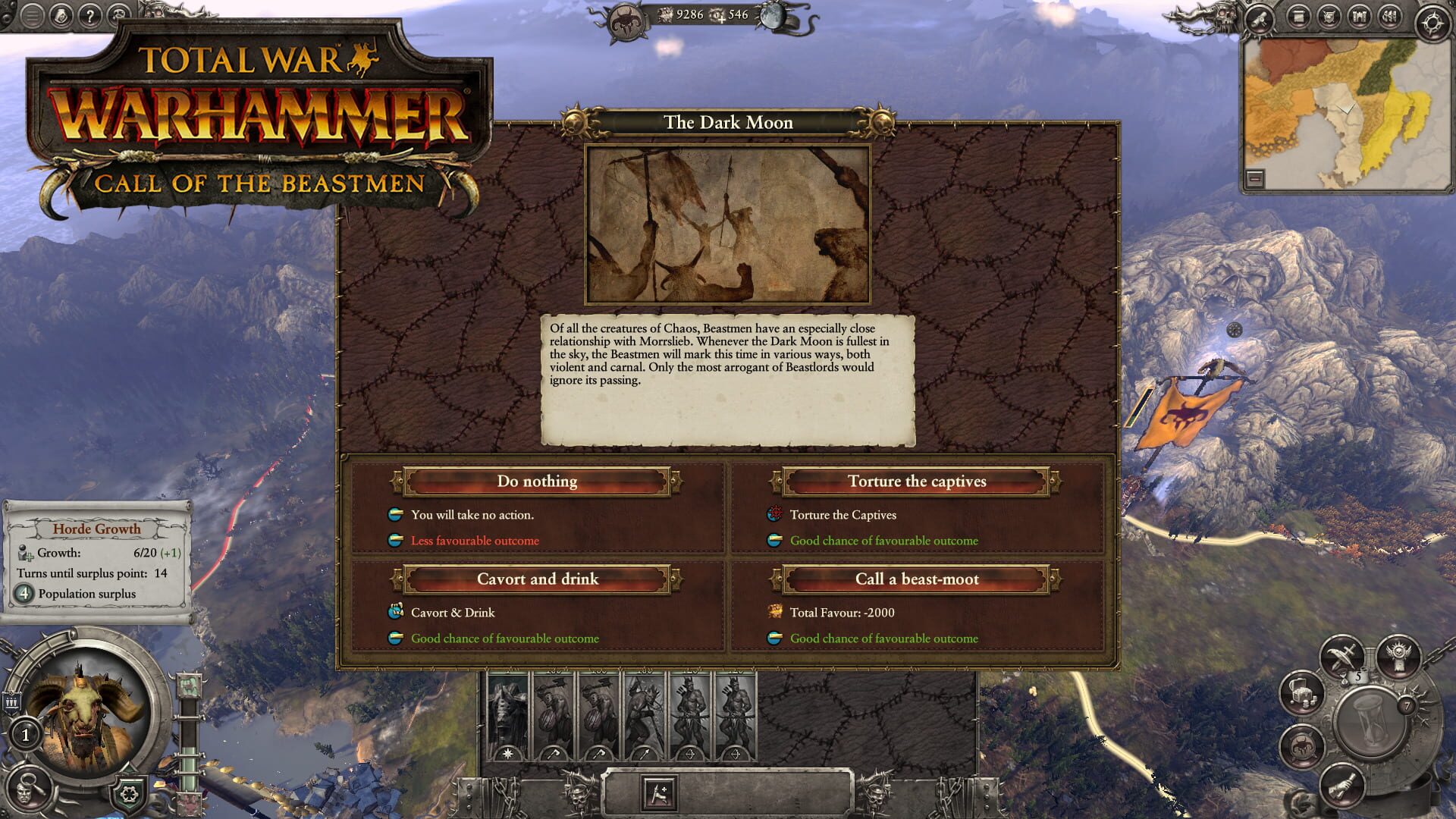 Screenshot for Total War: Warhammer - Call of the Beastmen