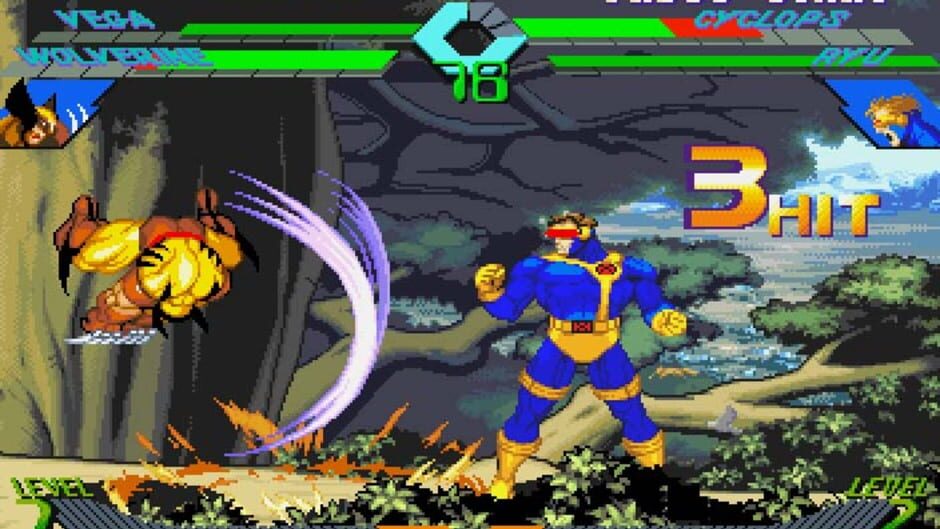 Screenshot for X-Men vs. Street Fighter