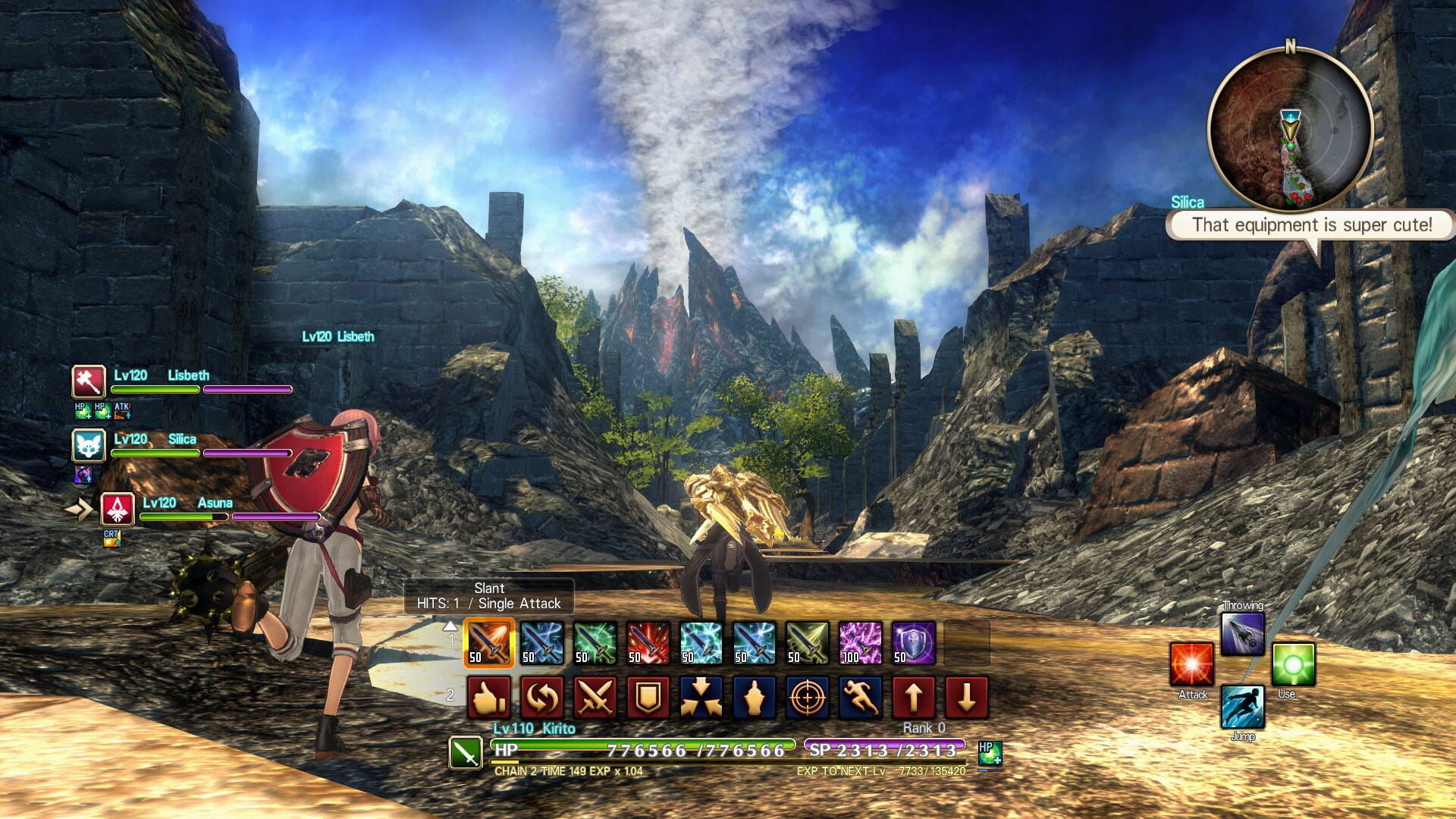 Screenshot for Sword Art Online: Hollow Realization