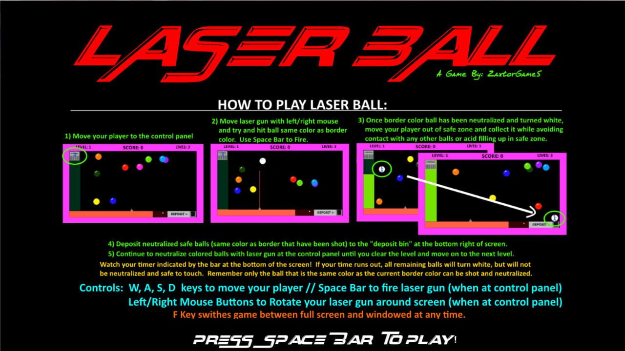 Screenshot for Laser Ball