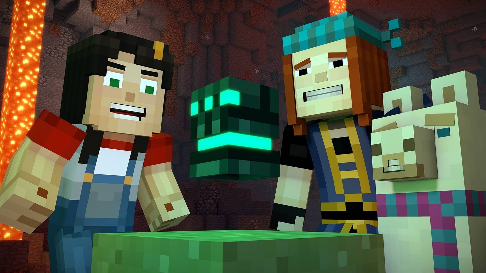 Screenshot for Minecraft: Story Mode Season Two - Episode 1: Hero in Residence