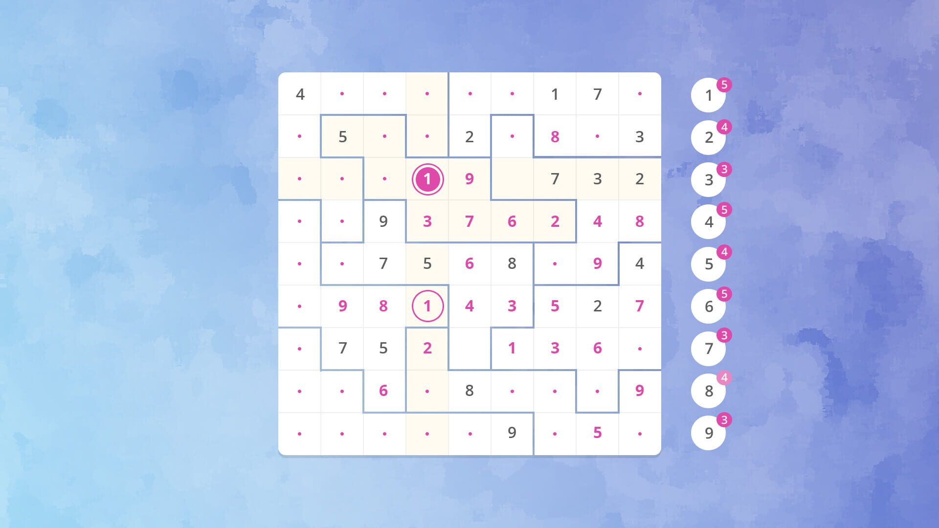 Screenshot for Sudoku Jigsaw