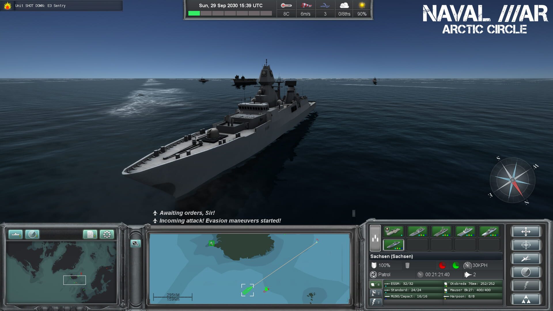 Screenshot for Naval War: Arctic Circle