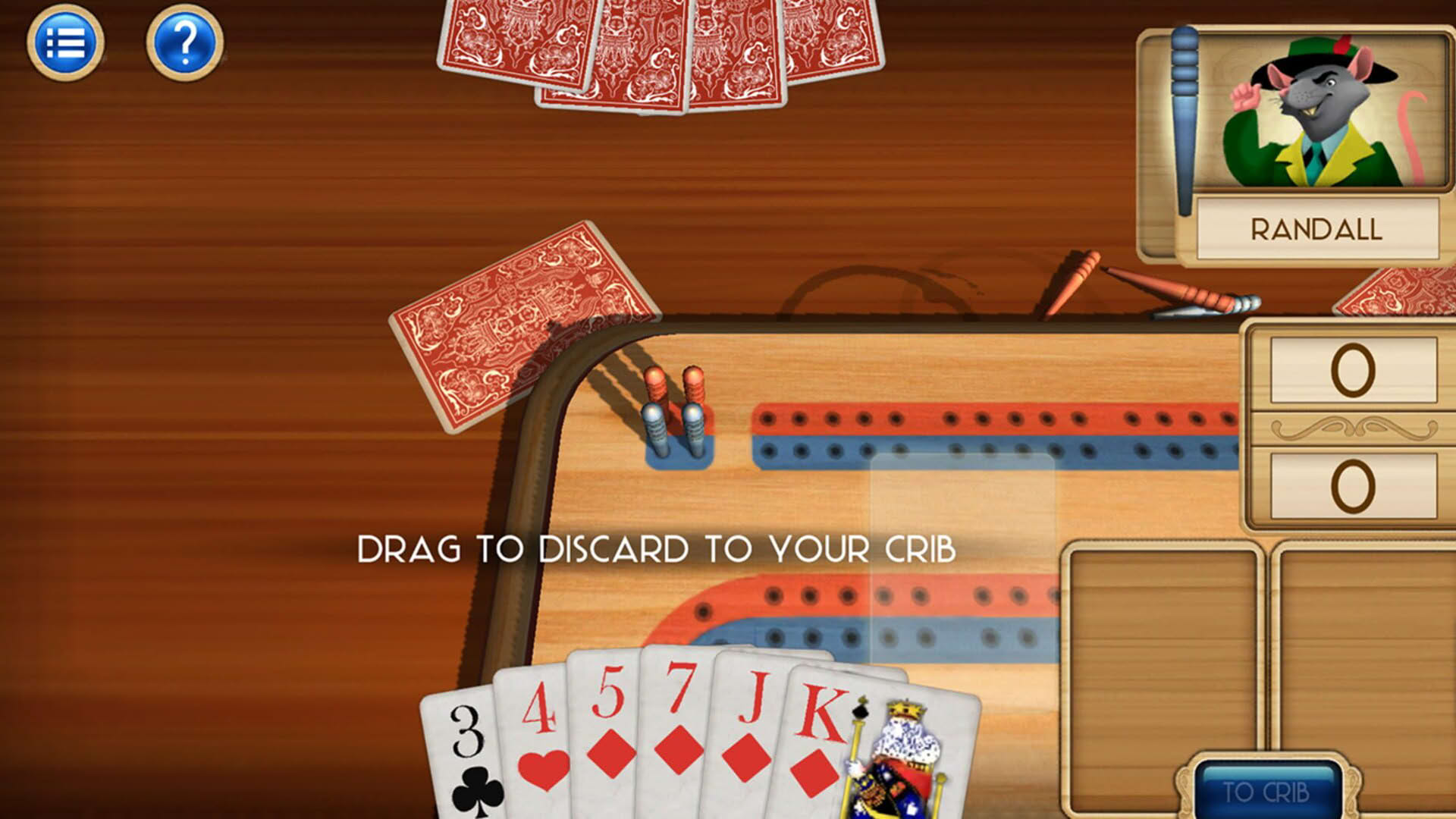 Screenshot for Aces Cribbage