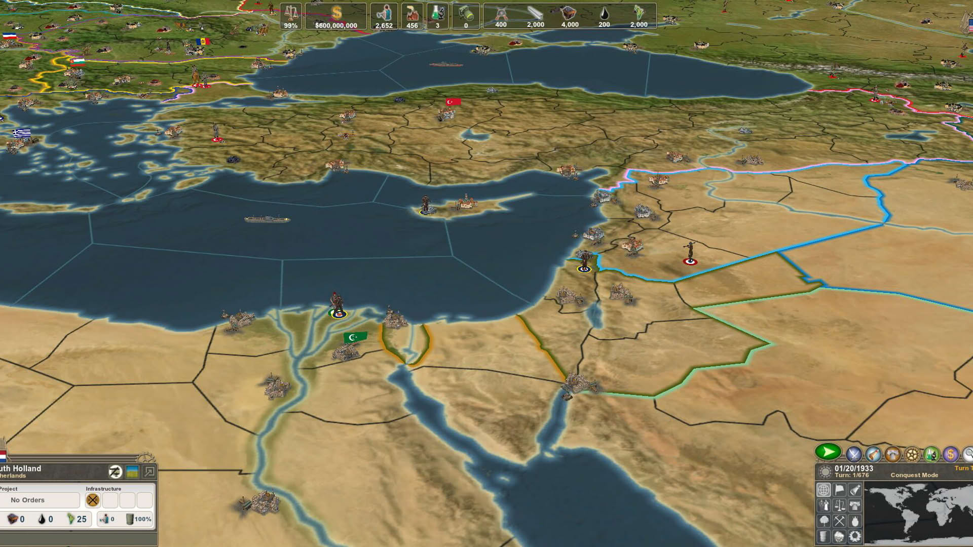 Screenshot for Making History II: The War of the World