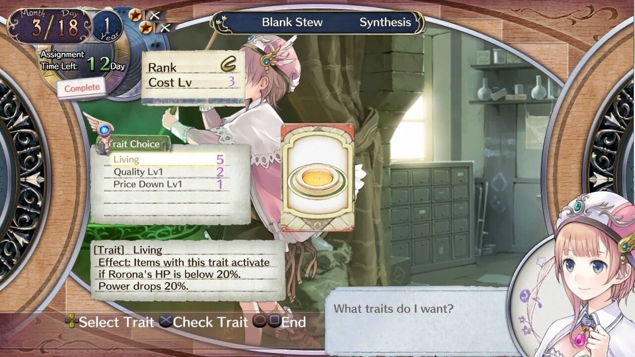 Screenshot for Atelier Rorona Plus: The Alchemist of Arland