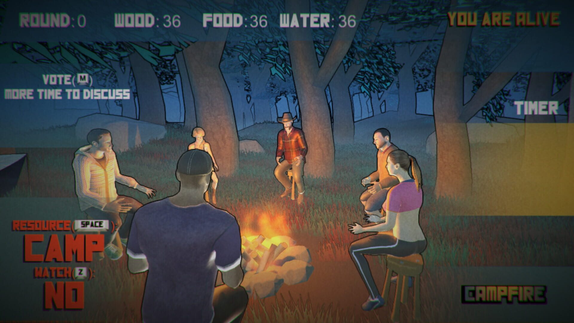 Screenshot for Campfire: One of Us Is the Killer