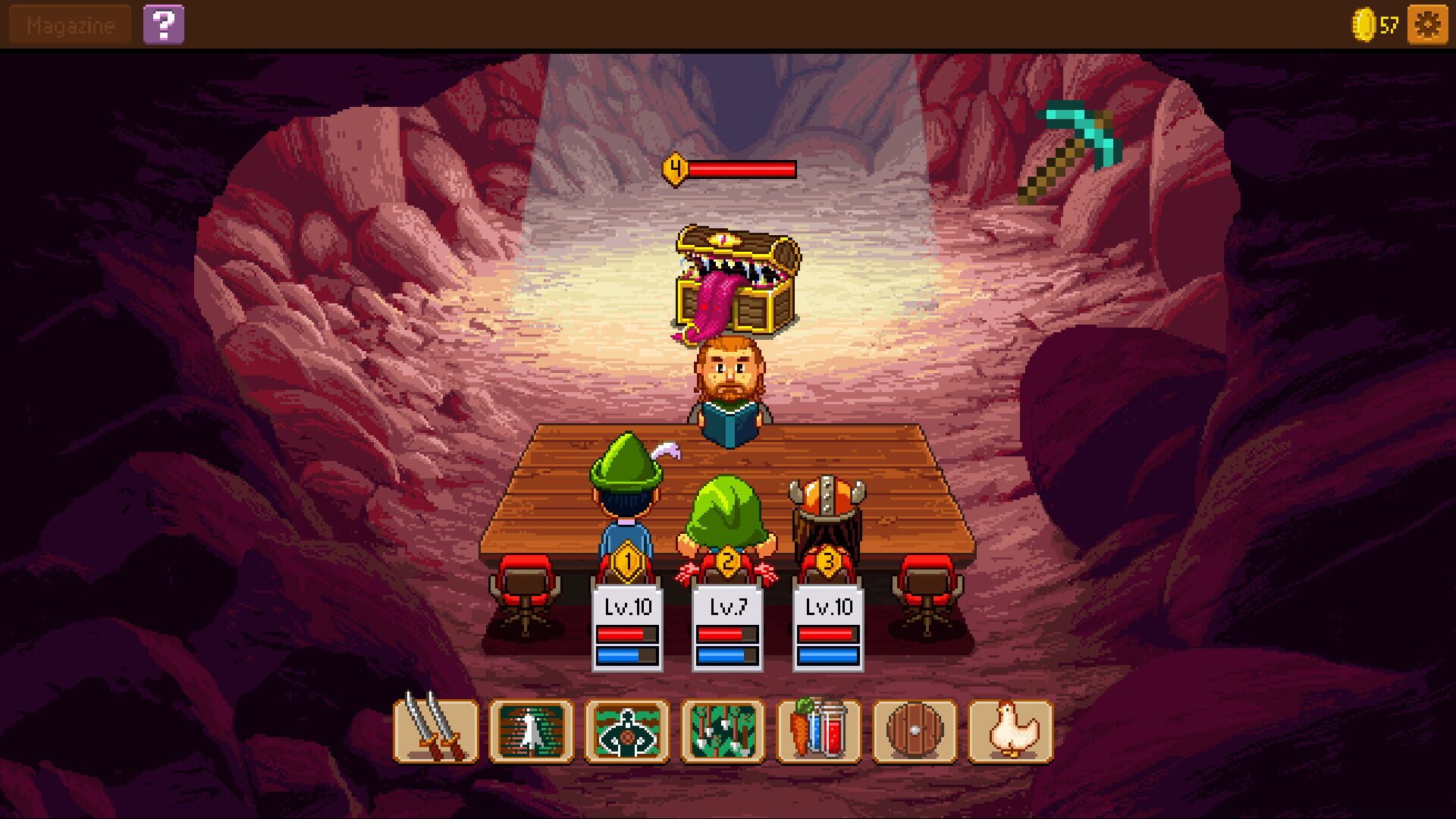 Screenshot for Knights of Pen and Paper II