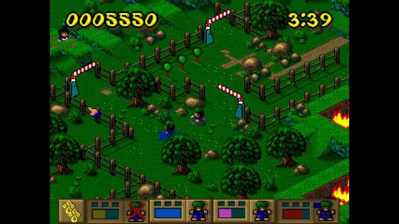 Screenshot for Lemmings Paintball