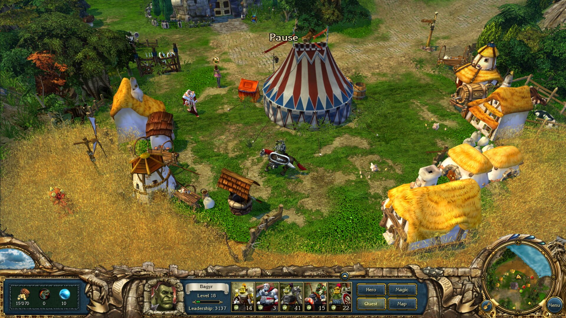 Screenshot for King's Bounty: Dark Side