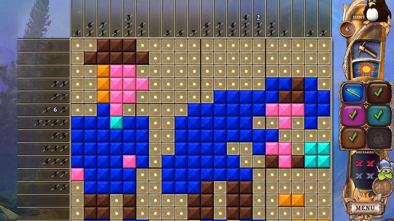 Screenshot for Fantasy Mosaics 21: On the Movie Set