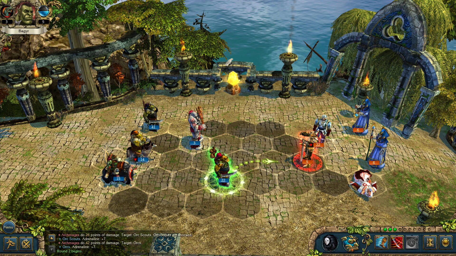 Screenshot for King's Bounty: Dark Side