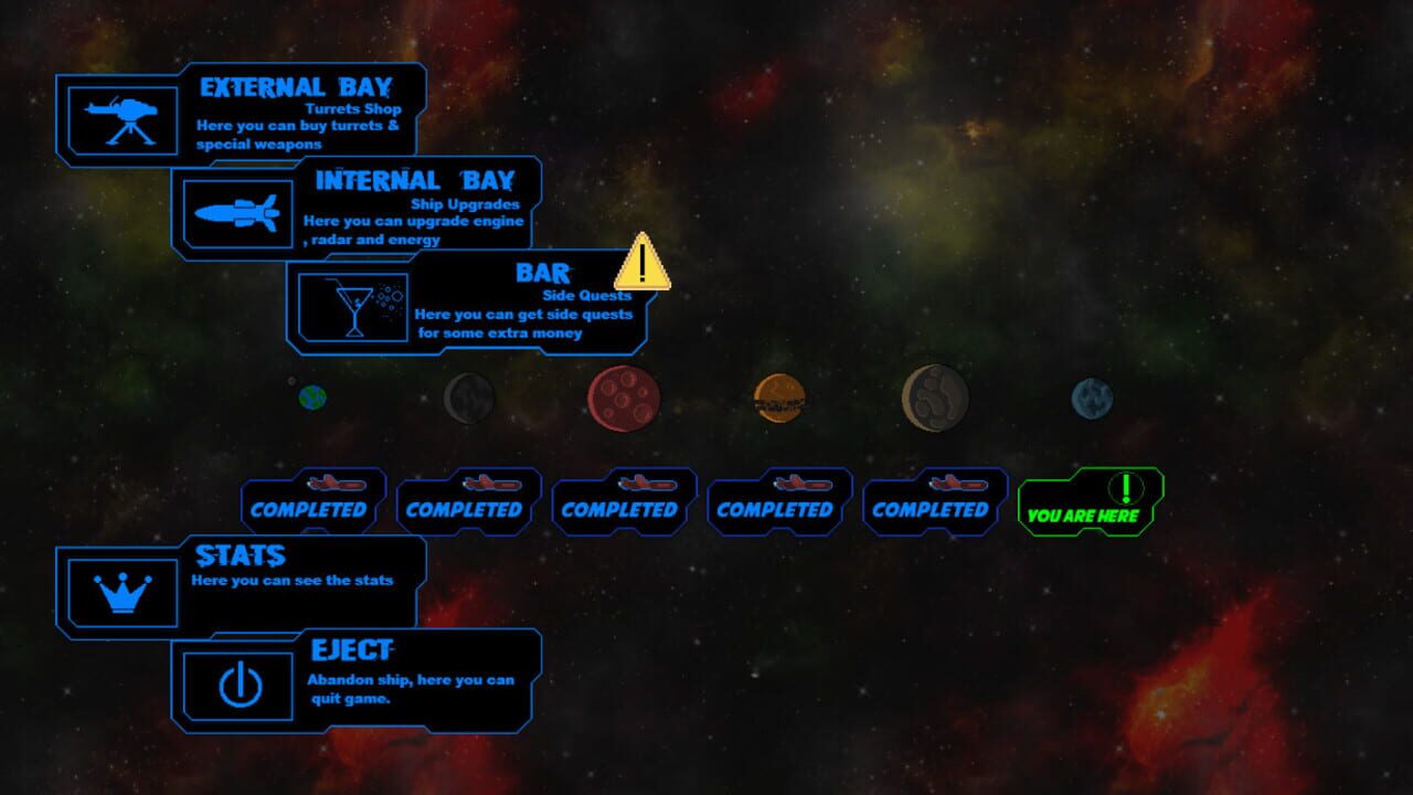 Screenshot for Cosmic Dust & Rust