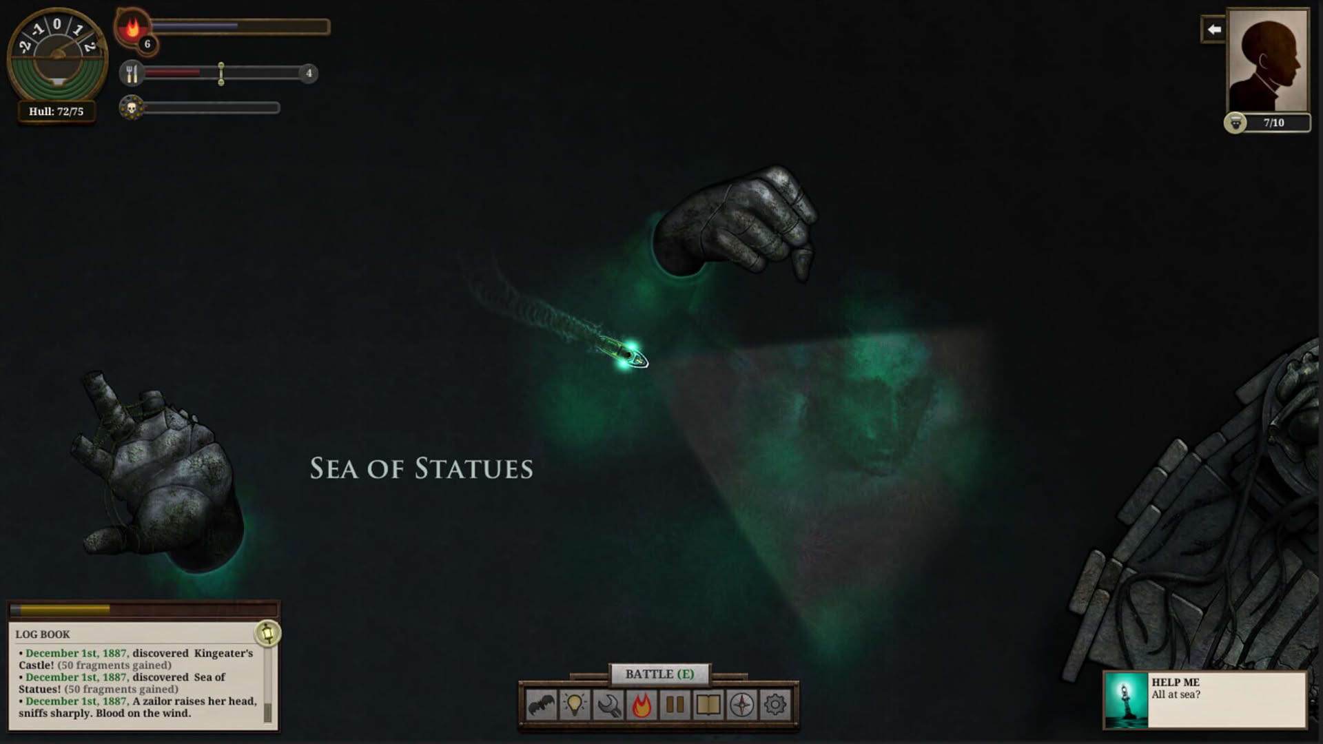 Screenshot for Sunless Sea