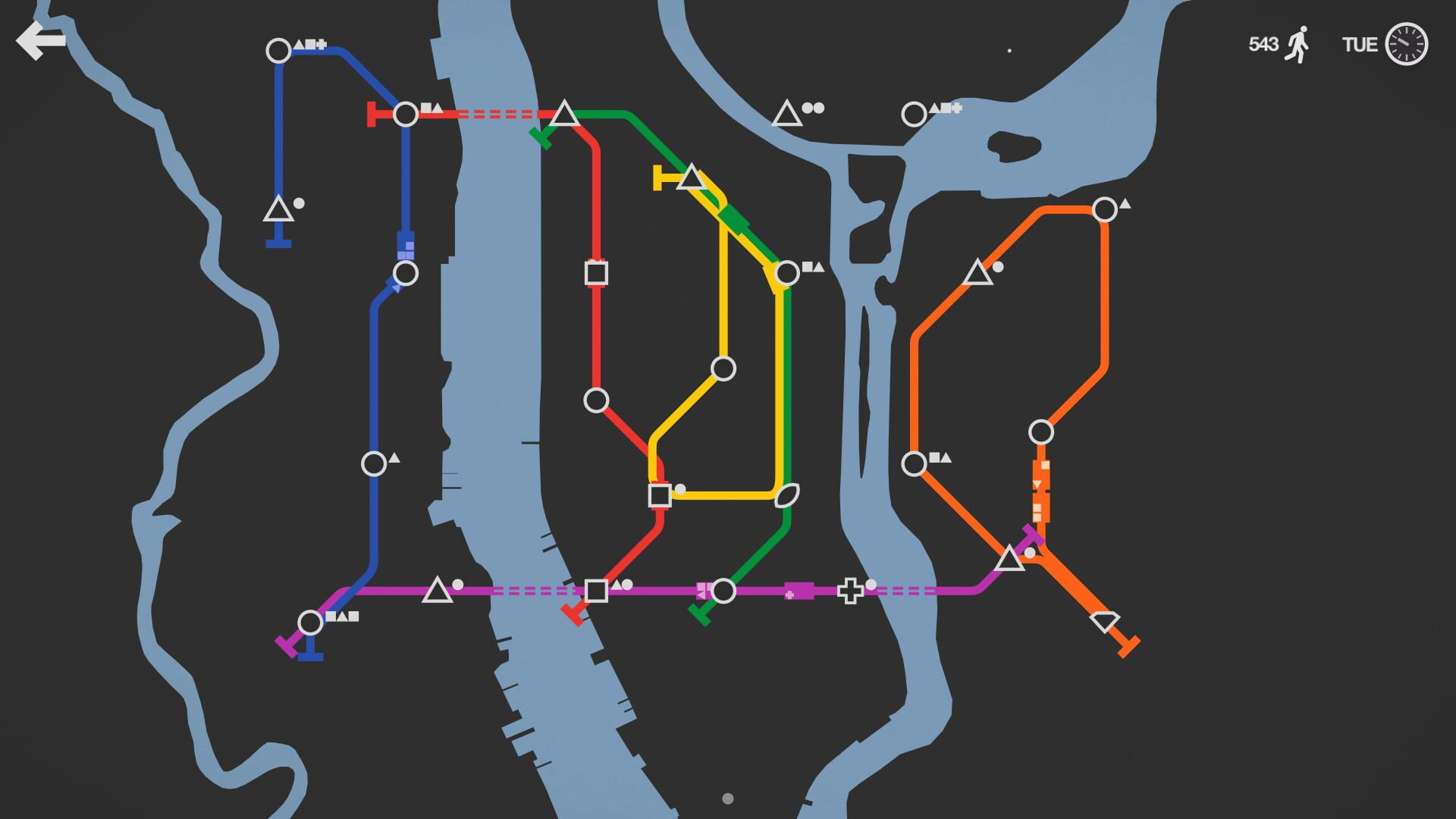 Screenshot for Mini Metro