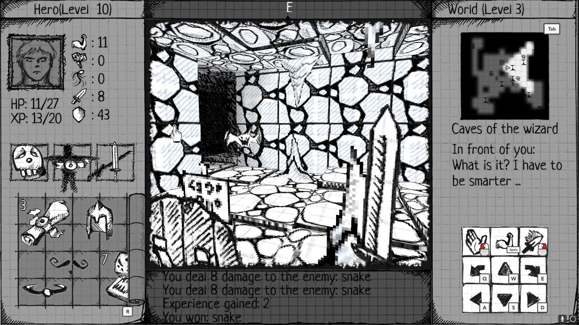 Screenshot for Drawngeon: Dungeons of Ink and Paper