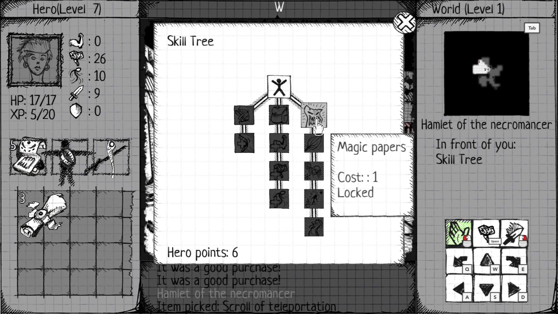 Screenshot for Drawngeon: Dungeons of Ink and Paper