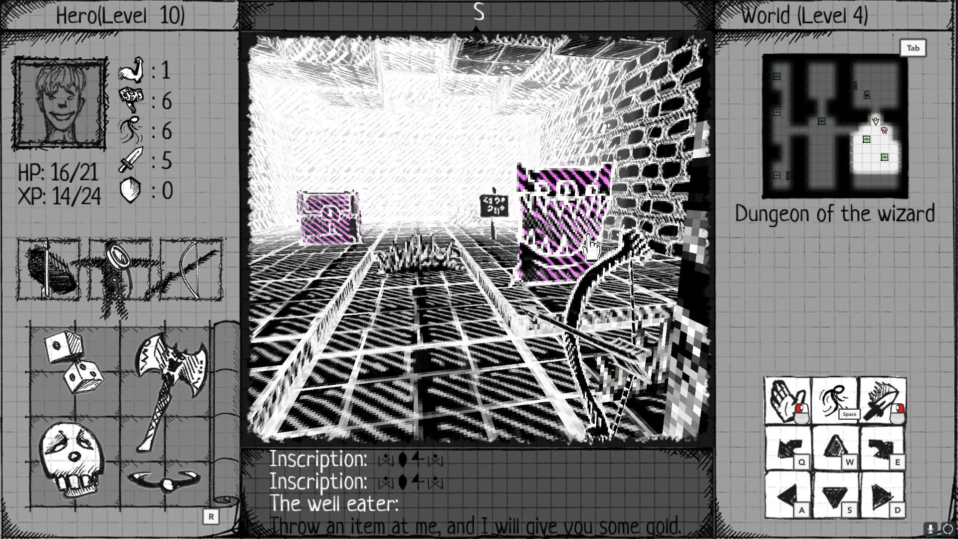 Screenshot for Drawngeon: Dungeons of Ink and Paper