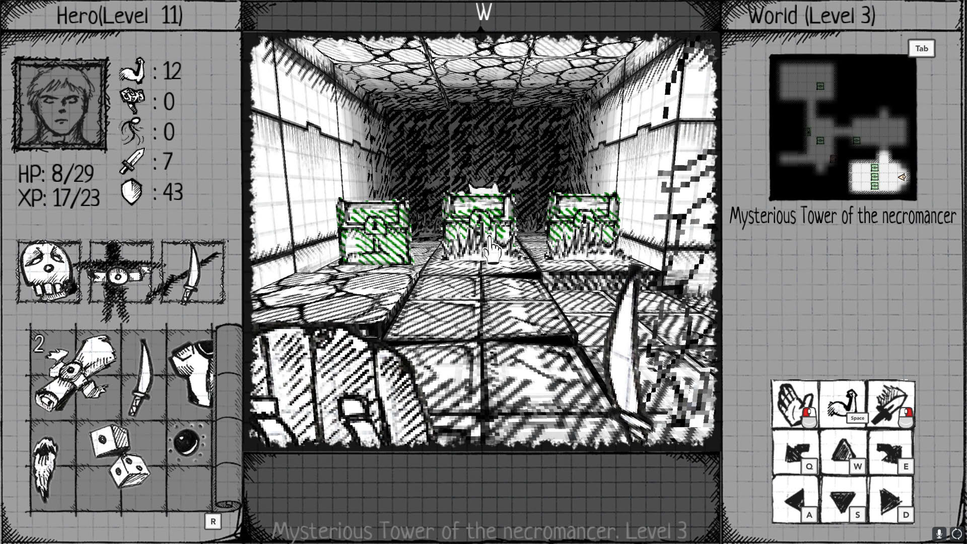 Screenshot for Drawngeon: Dungeons of Ink and Paper