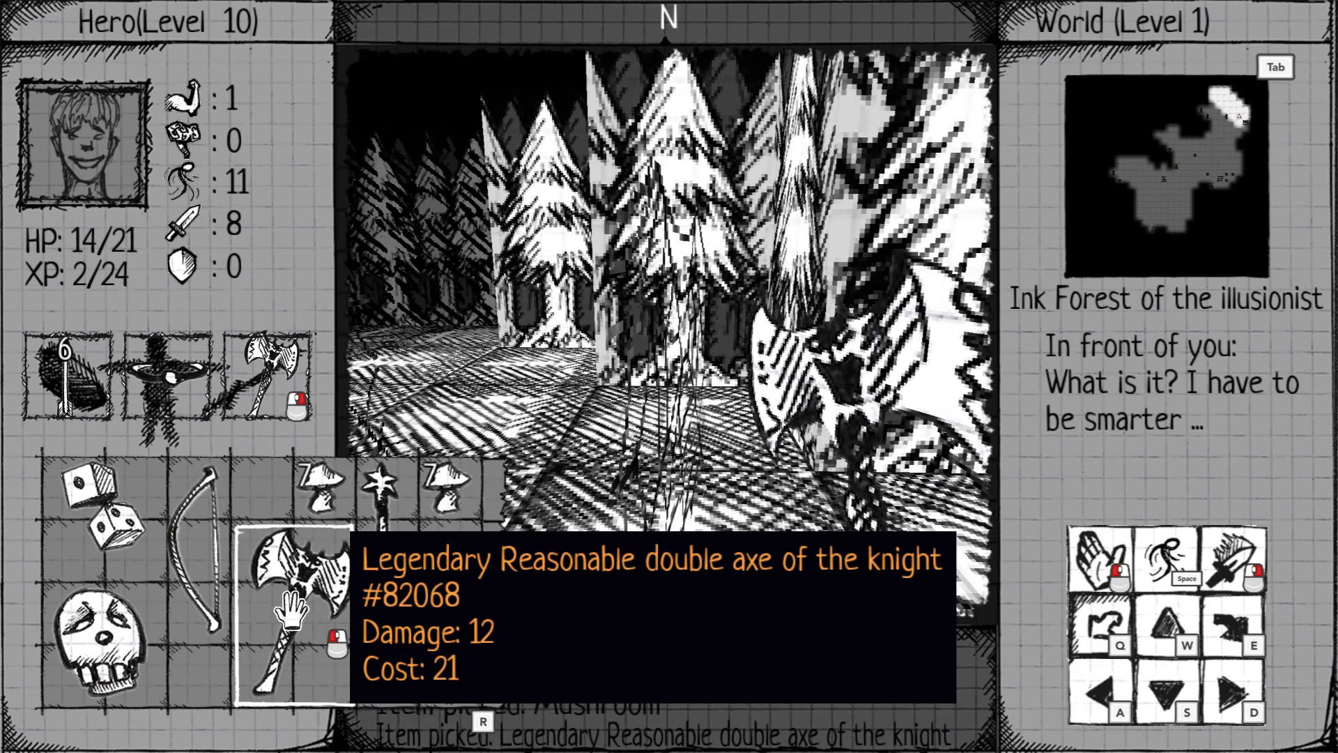 Screenshot for Drawngeon: Dungeons of Ink and Paper