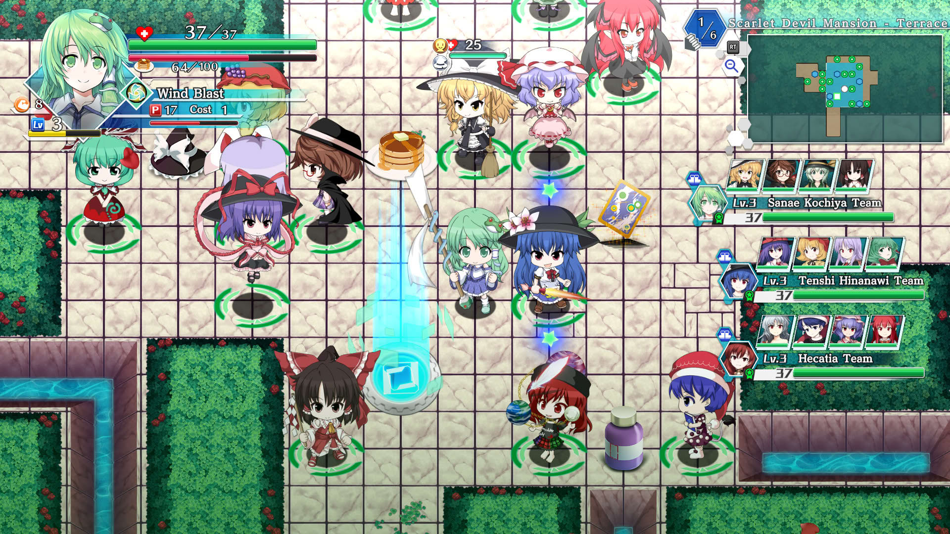 Screenshot for Touhou Genso Wanderer: Lotus Labyrinth
