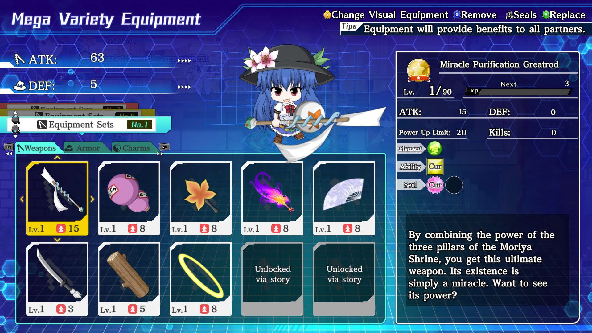 Screenshot for Touhou Genso Wanderer: Lotus Labyrinth