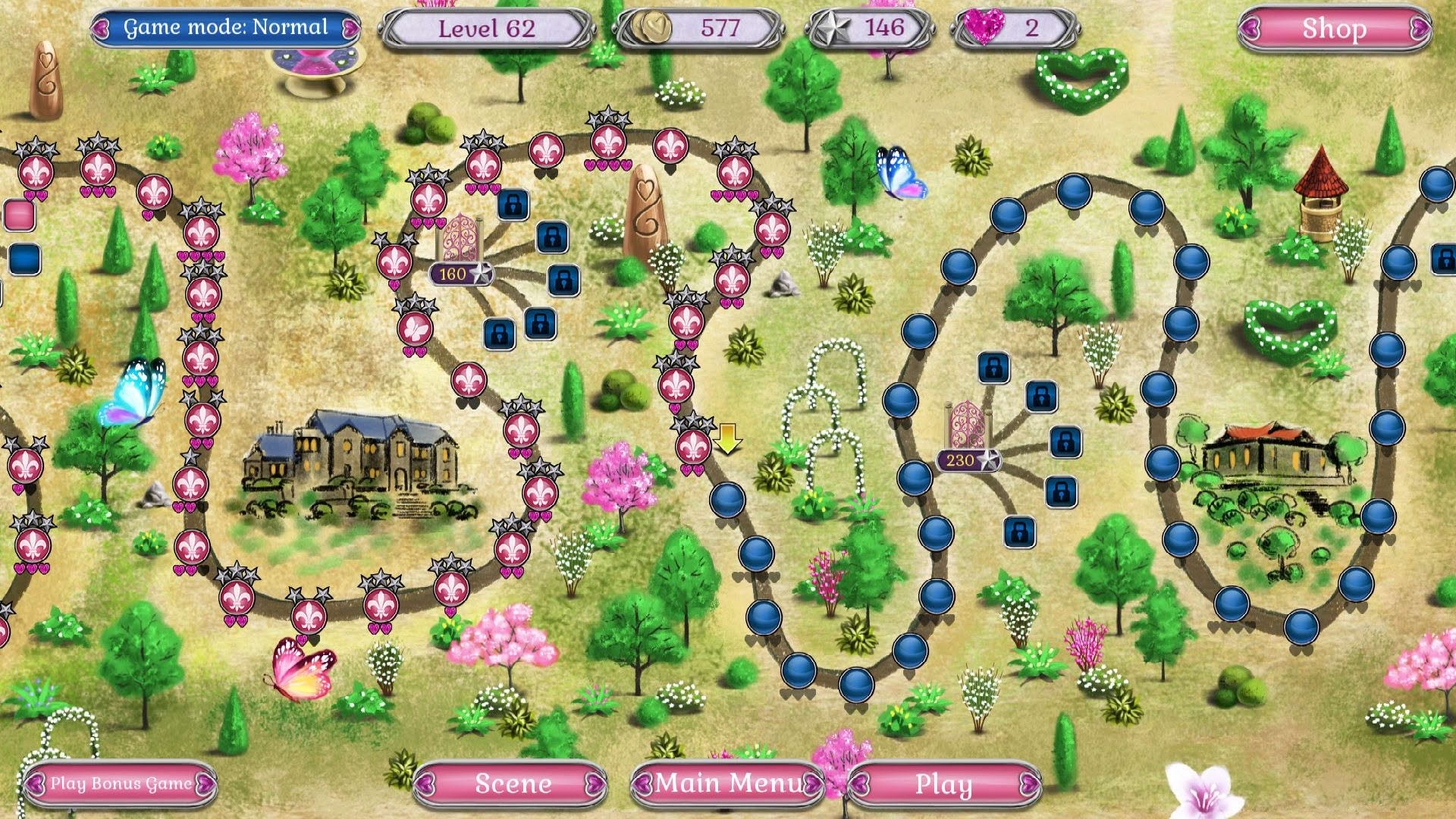 Screenshot for Jewel Match Solitaire L'Amour