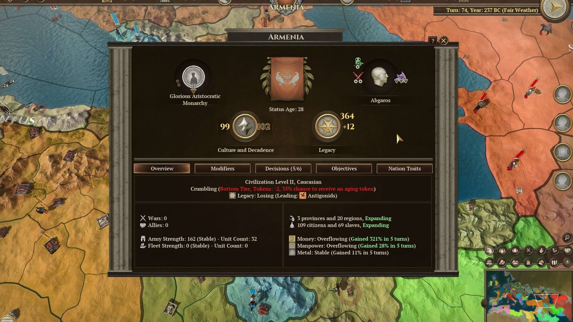 Screenshot for Field of Glory: Empires
