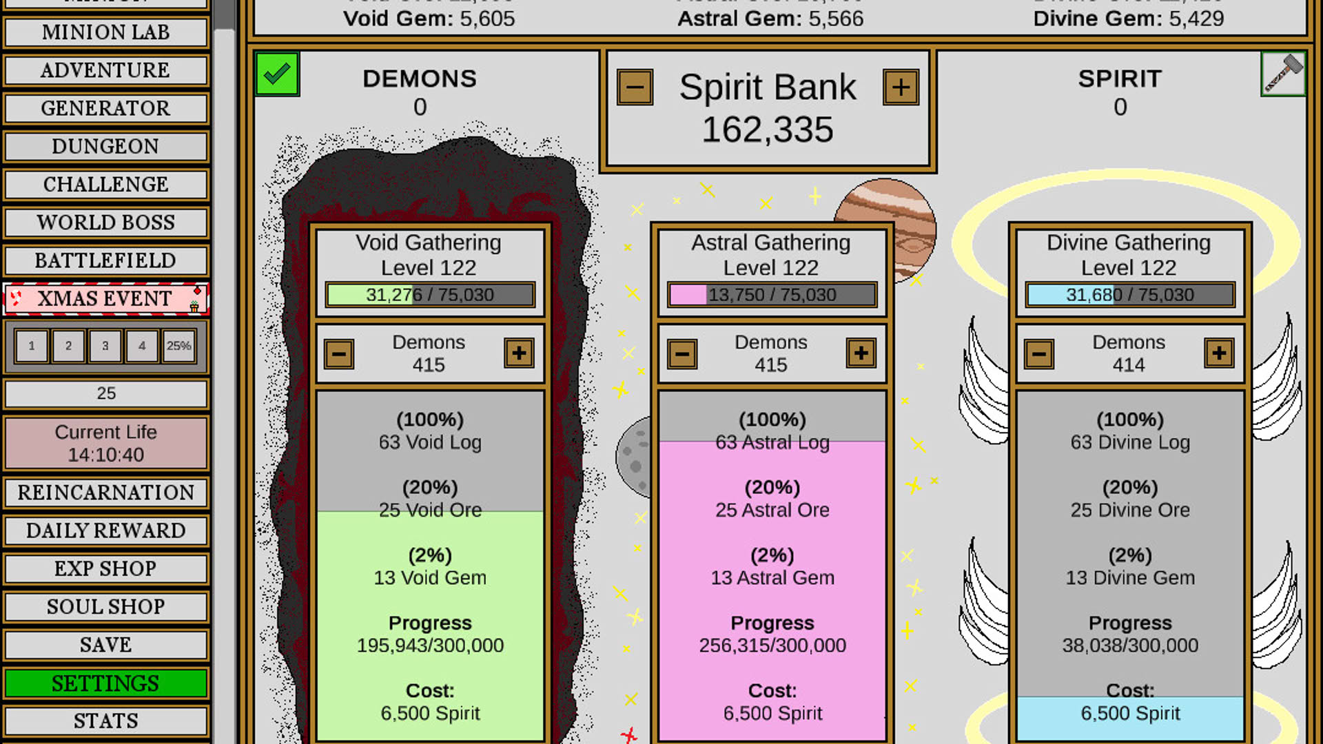 Screenshot for Wizard and Minion Idle